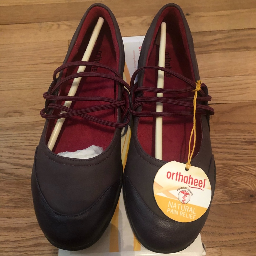 Brand New Orthaheel purple flats